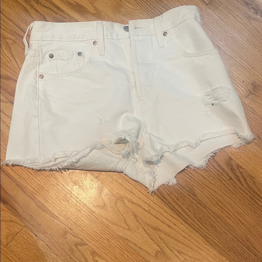 Levi’s White Womens Jean Shorts